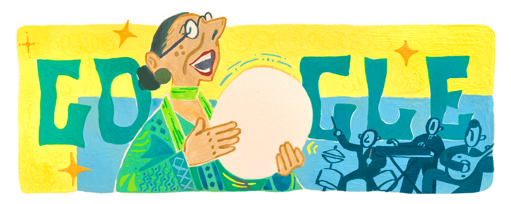 摩洛哥 Chaabi 音乐艺术家 Haja El Hamdaouia｜2022 年 10 月 28 日 Google Doodle