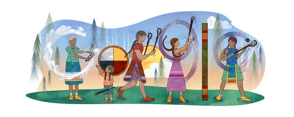 美国原住民艺术家为 Chromebook 和 Chrome 浏览器设计了一系列主题｜美国原住民传统月