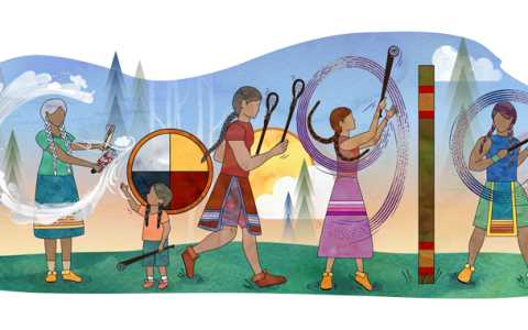 北美原住民的棍球运动｜2022 年 11 月 1 日 Google Doodle