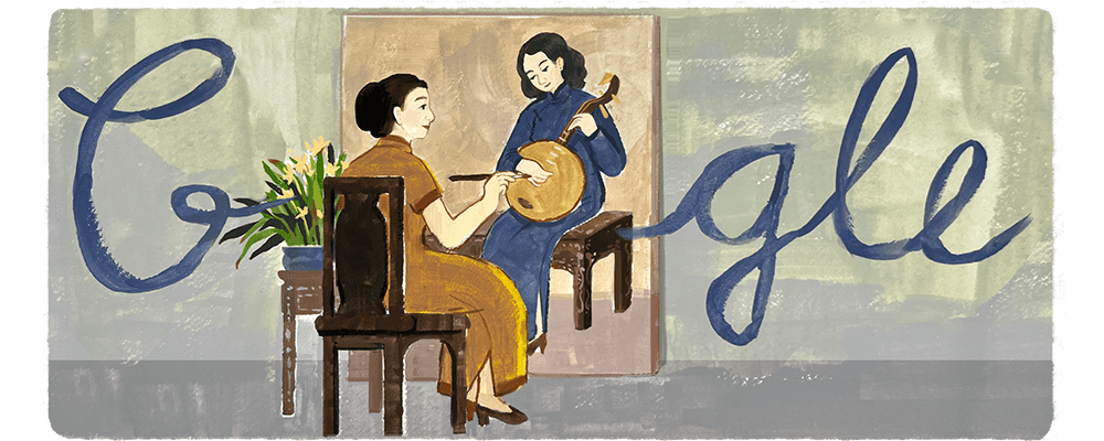 台湾第一位女画家陈进诞辰 115 周年｜2022 年 11 月 2 日 Google Doodle