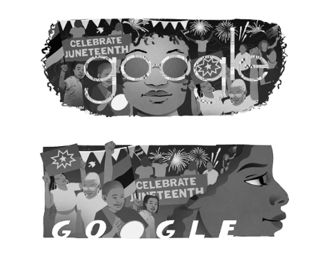 Google Doodle: 六月节 (Juneteenth)