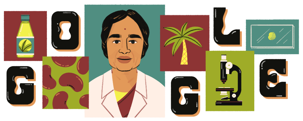 Google Doodle: 印度首位 STEM 女博士 Kamala Sohonie