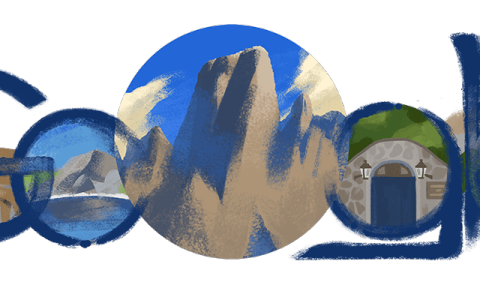Google Doodle: 为欧洲之峰国家公园喝彩