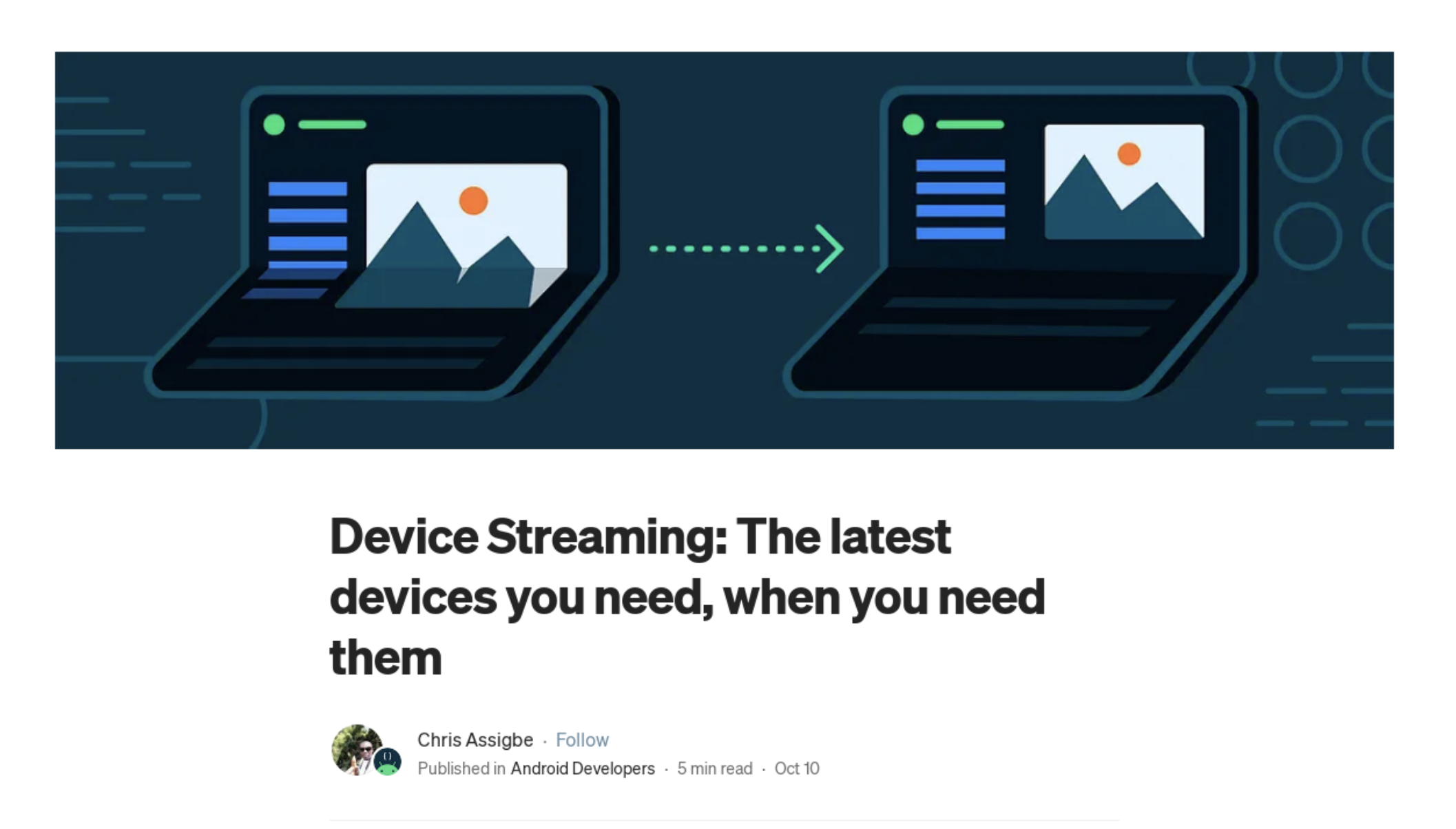 Device Streaming: 随时随地随心访问